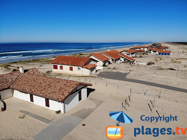 Maisons sur la dune de Contis