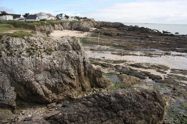 Photo de la plage de Convert à Pouliguen sur le sentier des douaniers