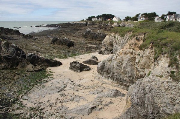 Convert beach in Le Pouliguen - France