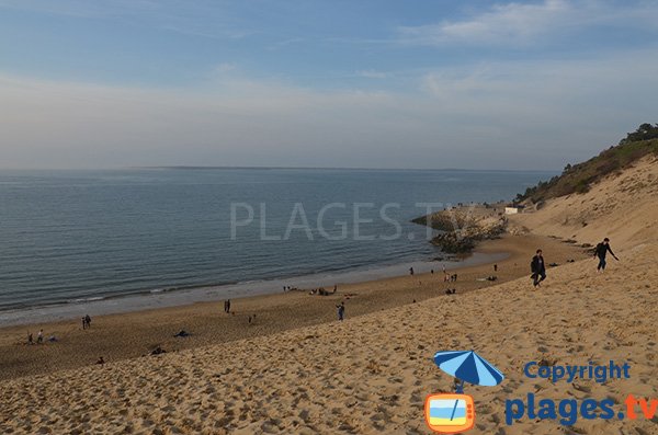 Vue sur le Cap Ferret depuis la dune de Pilat