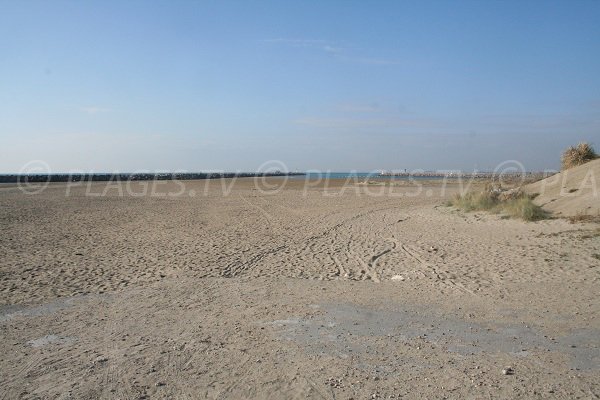 spiaggia di sabbia della Corniche di Sète