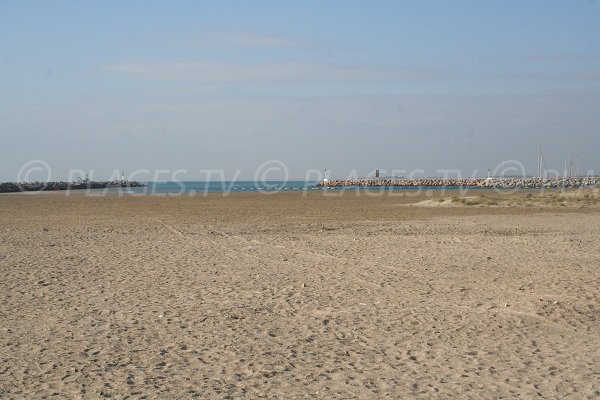 Spiaggia della Corniche a Sète in Francia