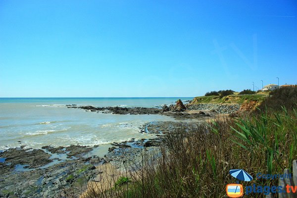 Littoral au sud de la crique de la Corque - Brétignolles sur Mer