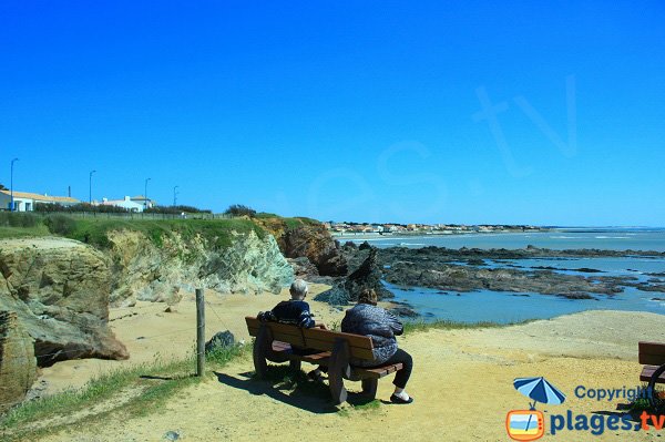 Crique de la Corque avec ses rochers - Brétignolles sur Mer