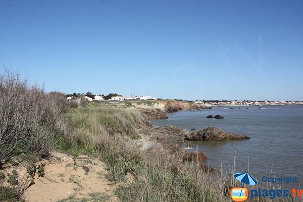 Littoral de la Corque du nord vers le sud - Brétignolles sur Mer