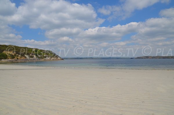 Beach near the port of Camaret sur Mer