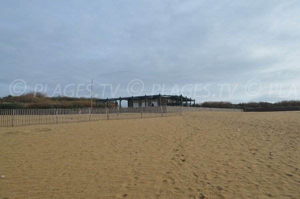 First aid station on Anglet beach - Corsaires