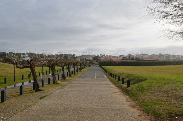 Access to the Corsaires beach in Anglet