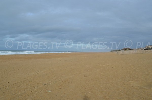 Corsaires beach in Anglet - France