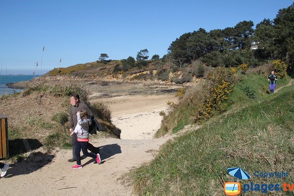 Plage sauvage à Carantec