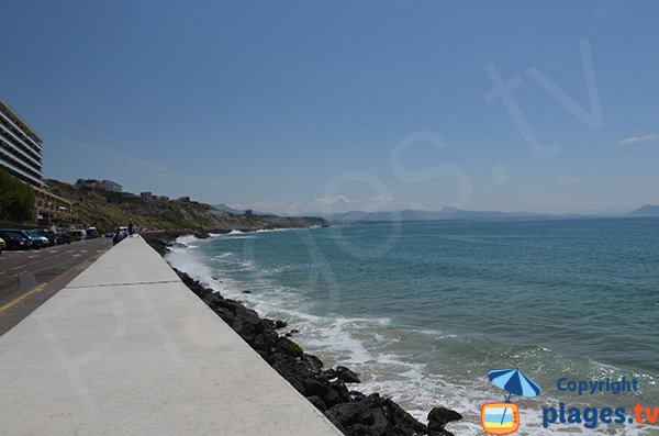 Spiaggia di Biarritz - alta marea