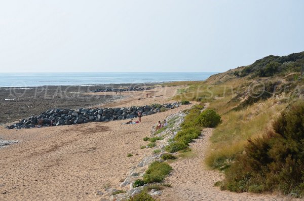 Brimaudière beach in Cotinière - Oleron island