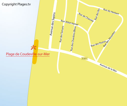 Plage de coudeville-sur-mer