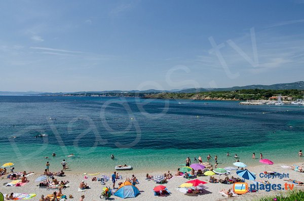 Vue sur la baie de Bandol et de Sanary