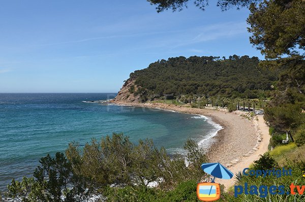 Photo de la plage de la Coudoulière à Saint Mandrier - Var