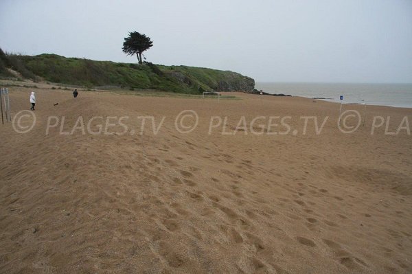 Belle plage de sable à Saint Marc sur Mer