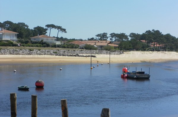 Spiaggia del Courant di Mimizan - riva sud