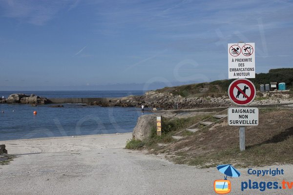 Accès à la plage de Courégant - Ploemeur