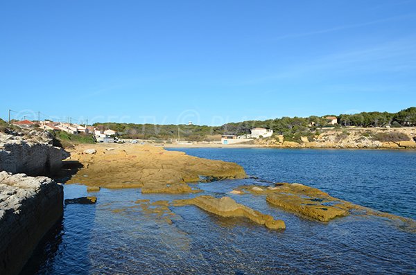 Überblick über die Bucht von La Couronne Vieille