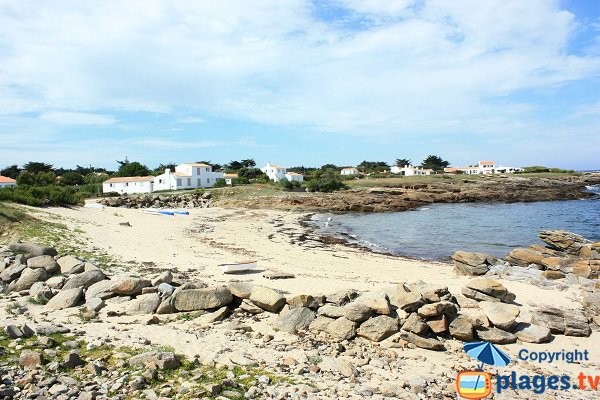 Cours du Moulin Beach in Ile d'Yeu in France