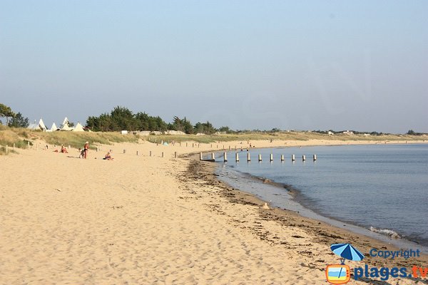 Plage de la Court à Noirmoutier