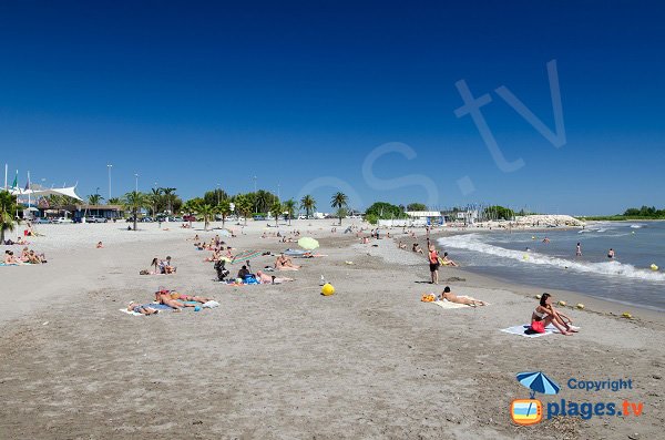 Foto della spiaggia Cousteau di Saint Laurent du Var in Francia