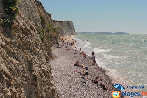 Beach in Cran of Escalles in France