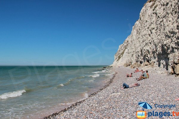 Beach of Cap Blanc Nez in France