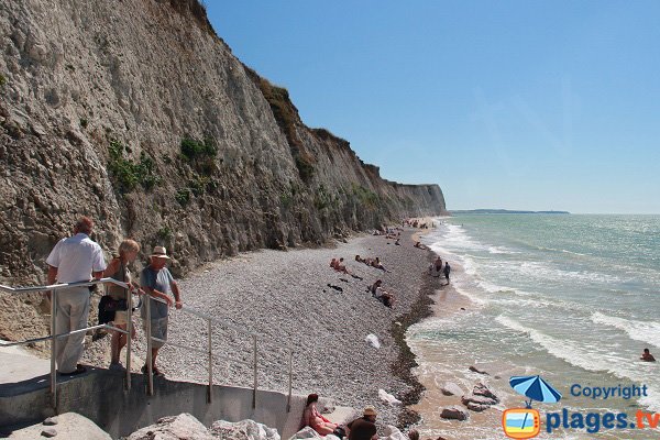 Beach and cliffs of Cap Blanc Nez