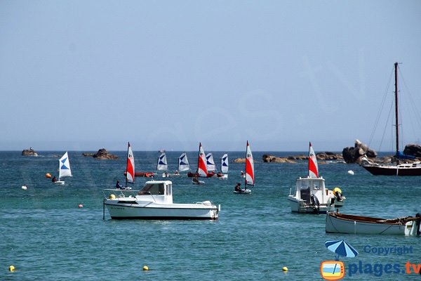 Optimist à Brignogan-Plage