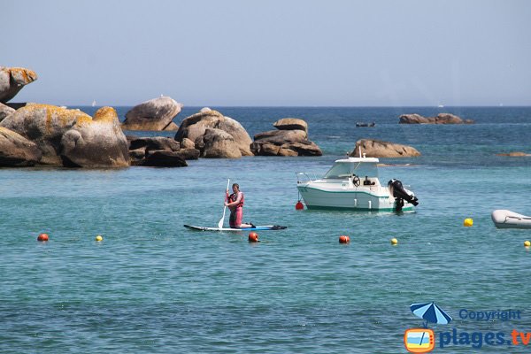 stand up paddle à Brignogan-Plage