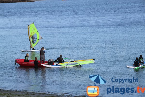 Planche à voile à Plouguerneau