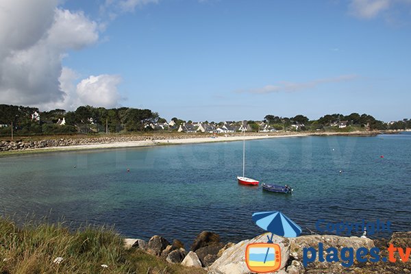 Grande plage de Crec'h an Avel à Plouguerneau