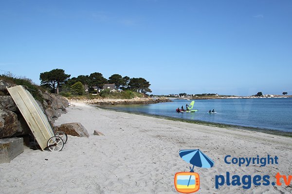 Photo de la plage de Crec'h an Avel à Plouguerneau