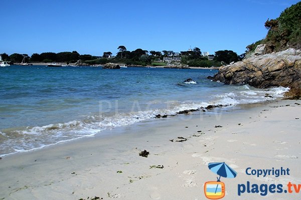 Photo de la plage de Crec'h Touric sur l'ile de Bréhat - Bretagne