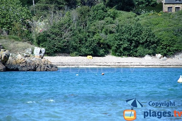 Grève Douce à Bréhat depuis Crec'h Touric