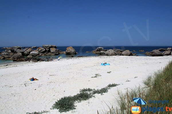 plage de Crémiou à Kerlouan