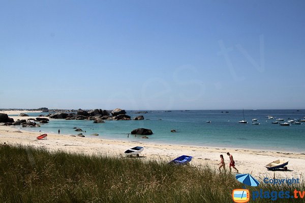 Confidential beach in Kerlouan - Crémiou