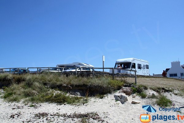 Parking de la plage de Crémiou - Kerlouan