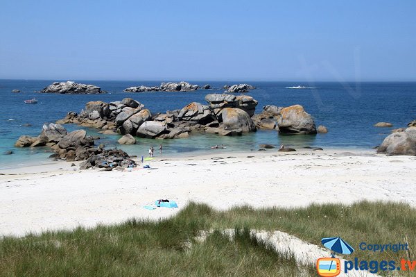 Foto della spiaggia di Crémiou a Kerlouan