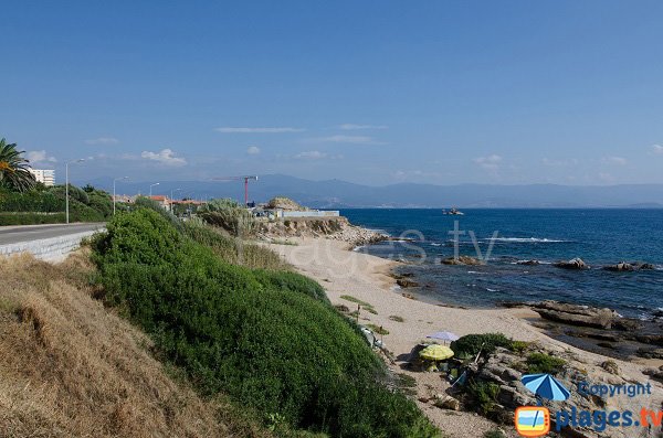 Spiaggia delle Cretes a Ajaccio