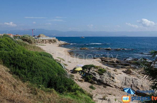 Photo de la plage des Crêtes à Ajaccio