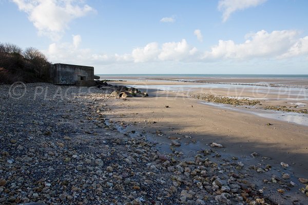 Blockhaus on the beach of Cricqueboeuf