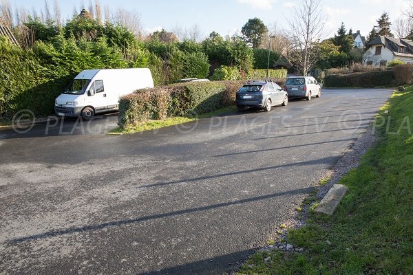 Parking de la plage de Cricqueboeuf