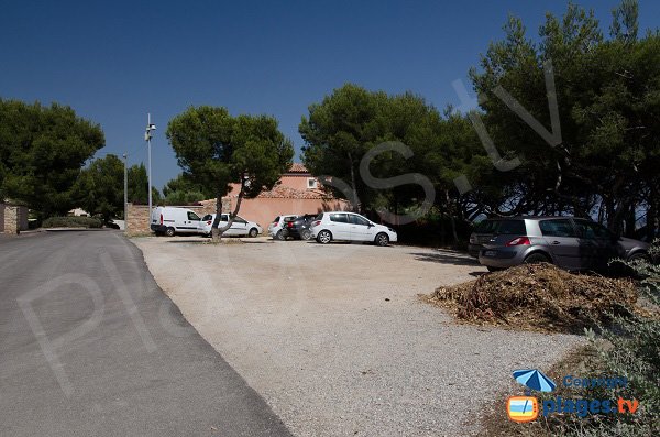 Parcheggio della spiaggia della Cride