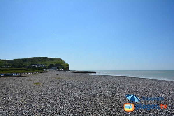 Photo de la plage de Criel sur Mer côté sud