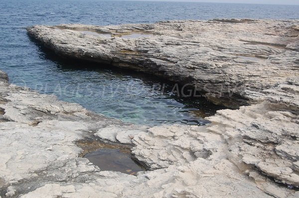 Cove near the citadel of St Florent