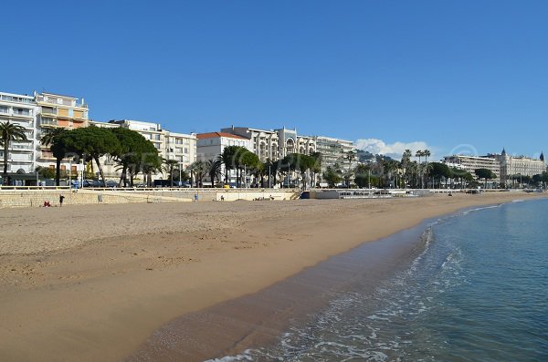 Plage de la Croisette à Cannes