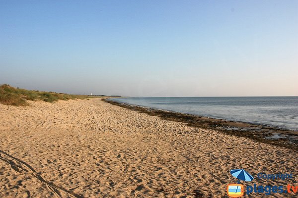 Foto della spiaggia della Croix Rouge a Noirmoutier