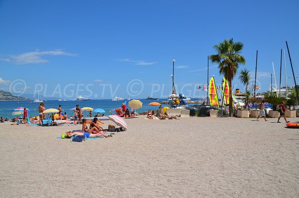 Nautical center on the St Jean Cap Ferrat beach